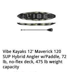 Vibe Maverick Paddle board
