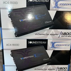 Soundstream 1800 Watt 4 Channel Amp 