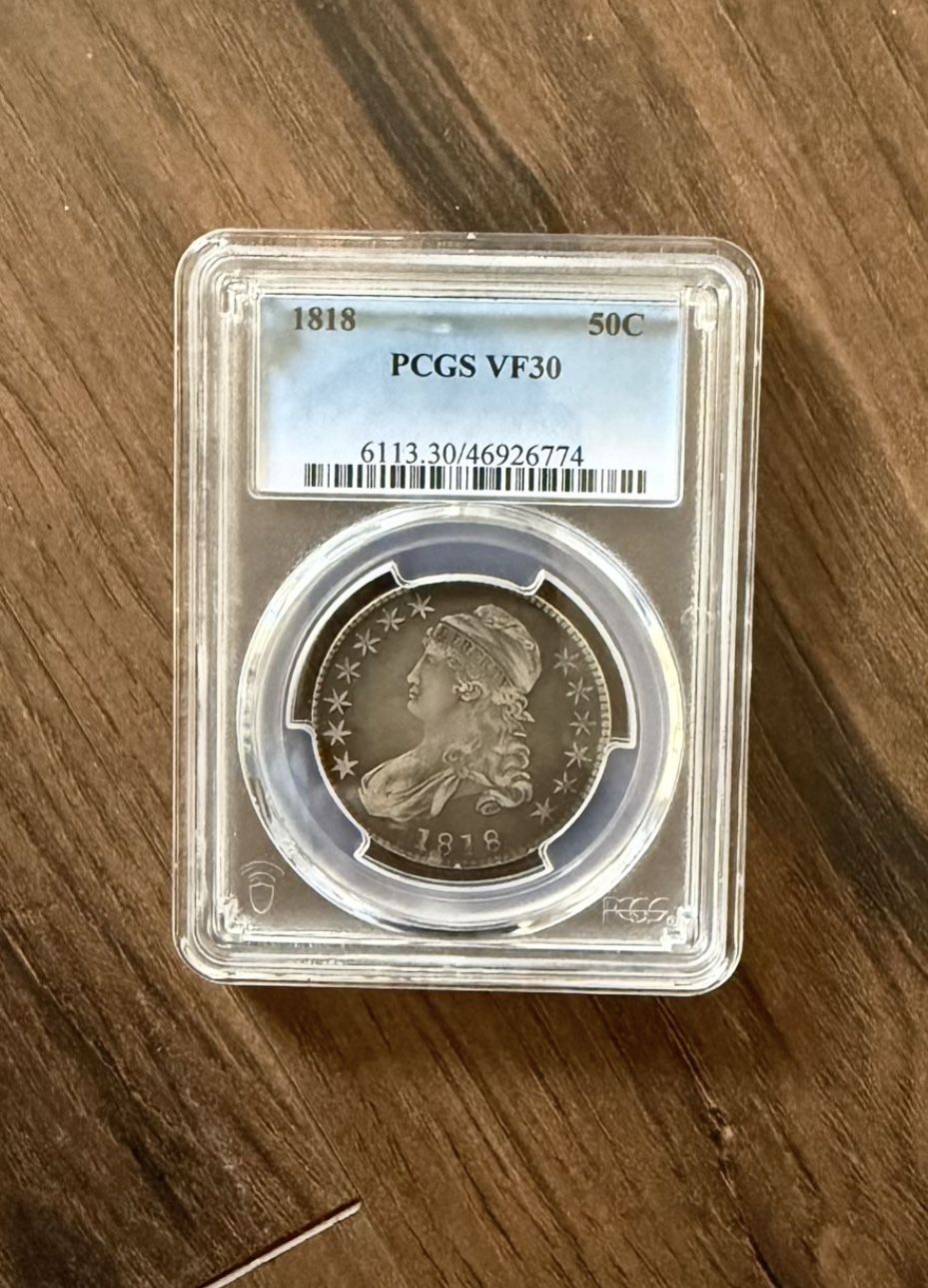 1818 Capped Bust Half Dollar