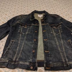Mens Jean Jacket Like New Size XL