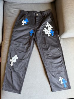 Chrome Hearts Cross Patch Carpenter Pants