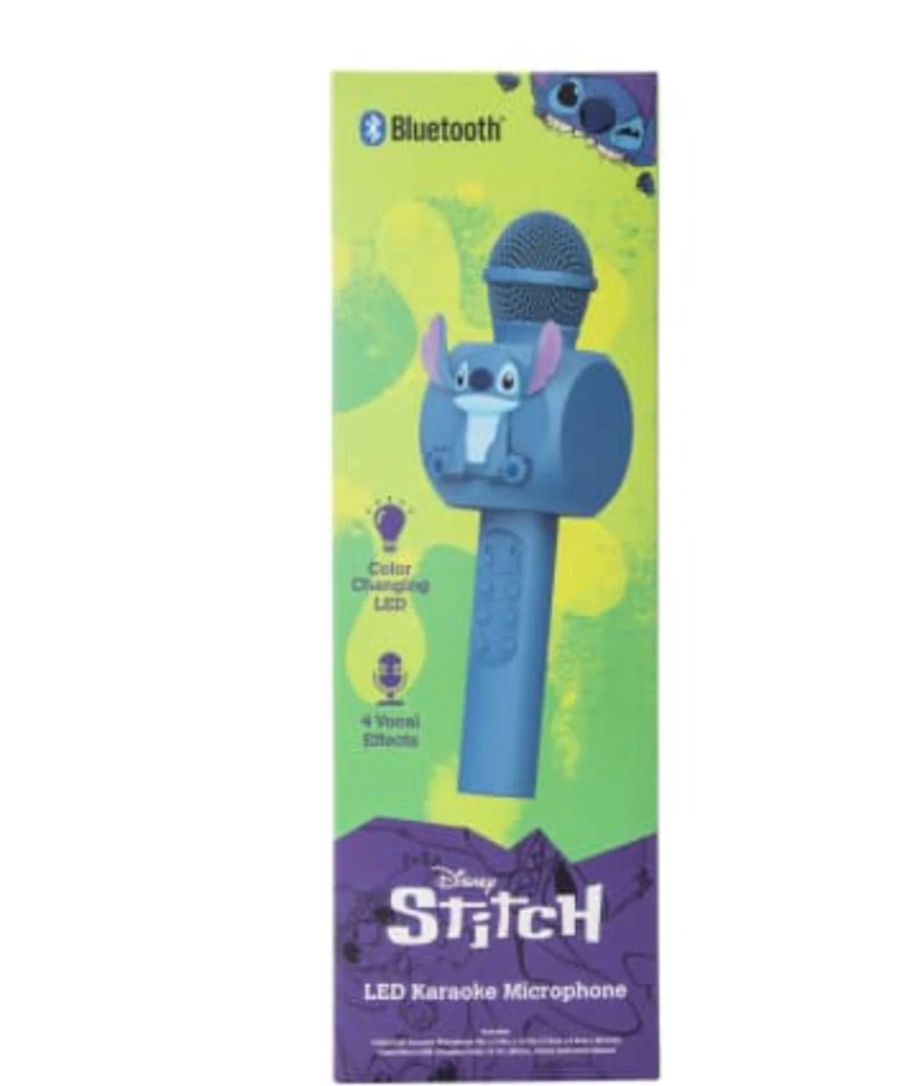 Micrófono Karaoke LED con Puntada Disney Bluetooth