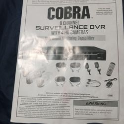 Cobra Security System Cameras  With Recording Capabilities