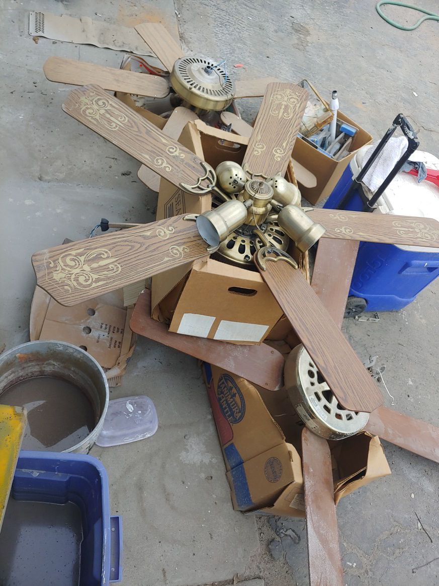 CEILING FANS: built and ready. Compared to Home Depot Prices
