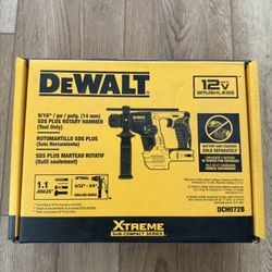 brand new DEWALT XTREME 12-volt max SDS-Plus SDS-plus Cordless Rotary Hammer Drill