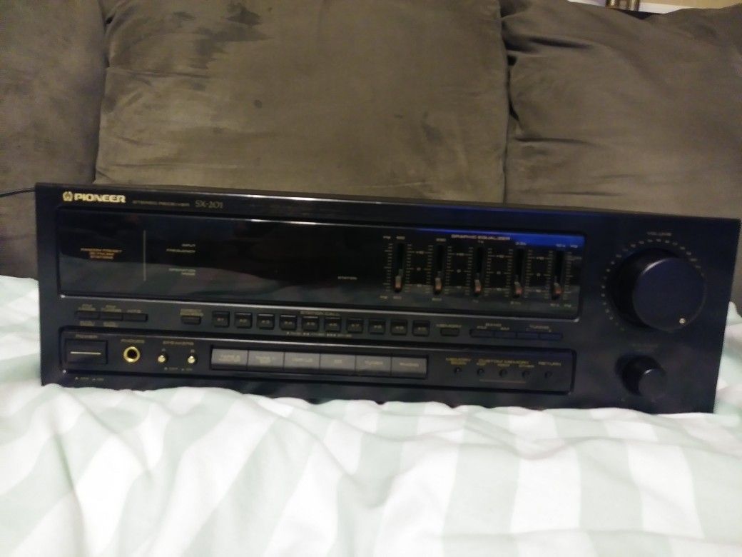 Pioneer Sx-201 Am FM Stereo Receiver