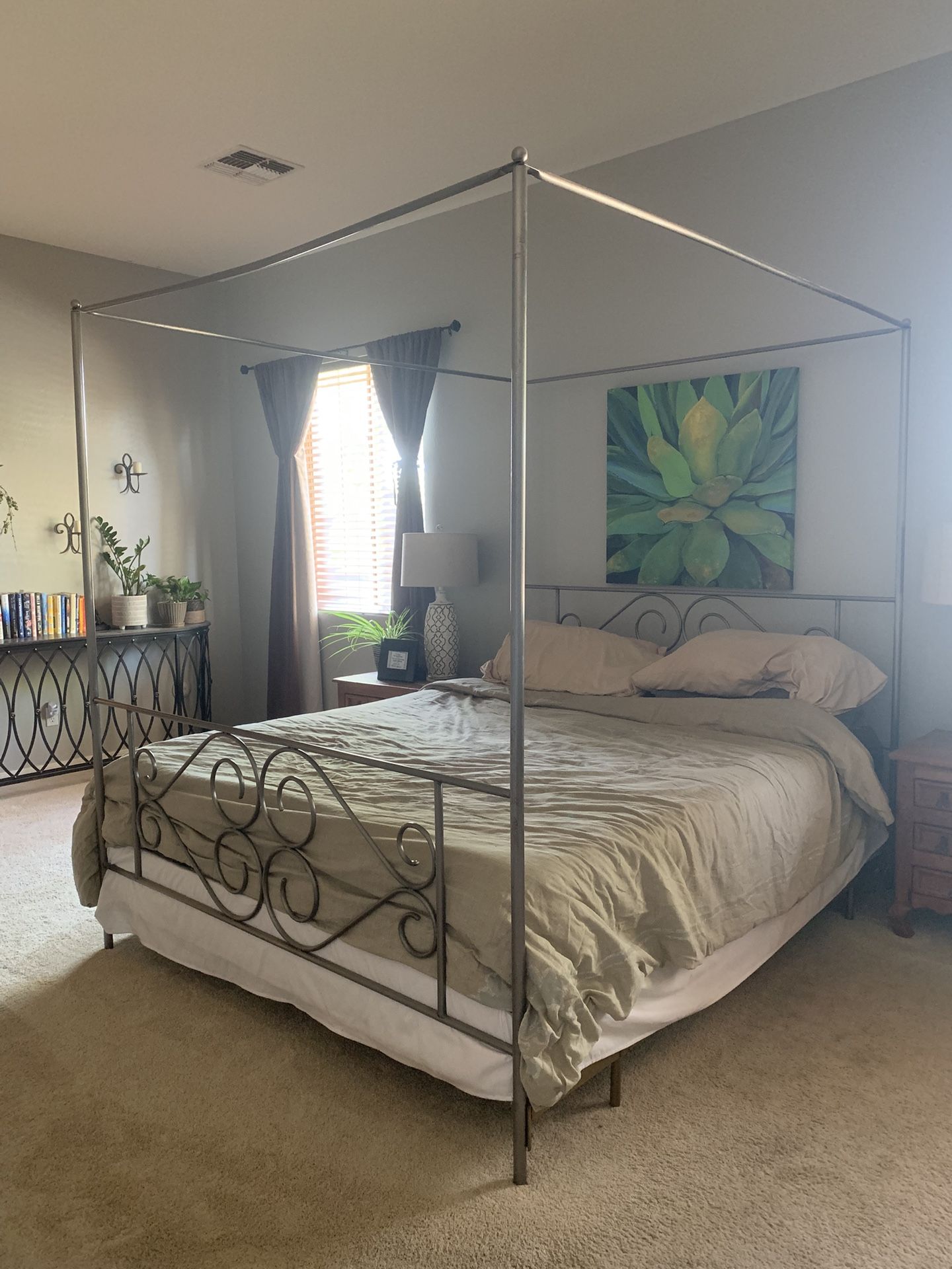 California King Stainless Bed frame