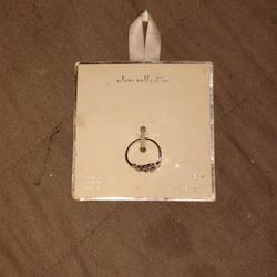 Stemming Silver Ring Brand New