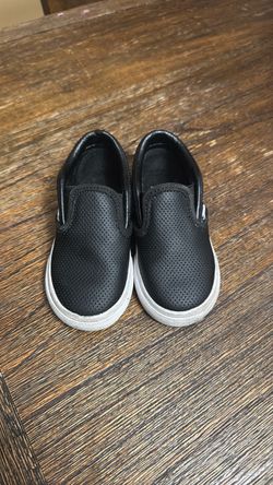 Kids Black Slip-On VANS Sneakers