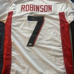 Signed Bijan Robinson Jersey