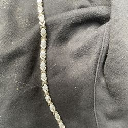 Sterling Diamond Bracelet 