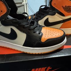 Air Jordan 1 Orange Shattered Backboard Sz 12 