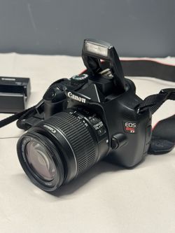 Canon EOS Rebel T3 DSLR with EF-S 18-55mm IS Lens, Battery, and Charger