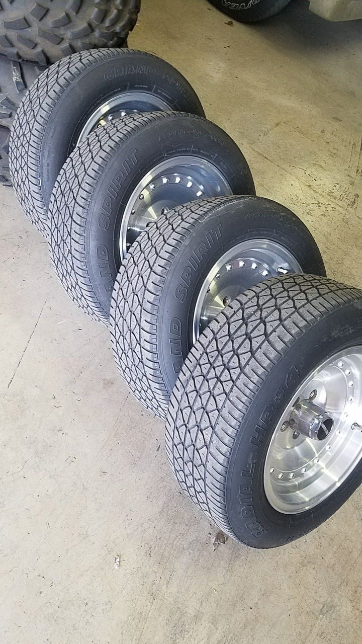 Mopar wheels and tires Abody small bolt pattern 5x4" for Sale in
