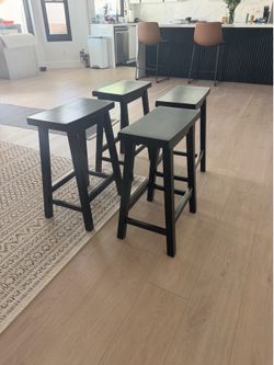 Set of 4 Counter Height Bar Stools – $75 Today