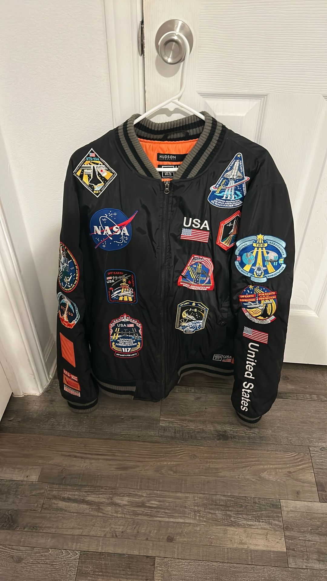 Hudson Space Patch Bomber Jacket