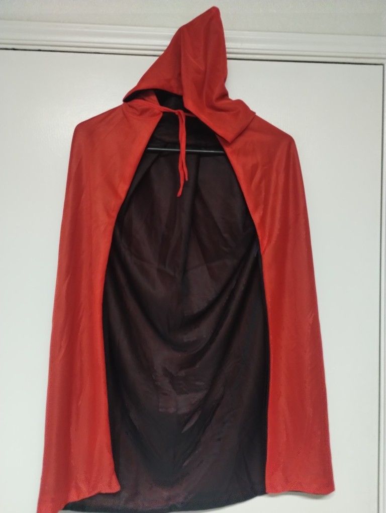 Red And Black Cloak 