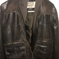 Men’s Levi’s faux leather jacket