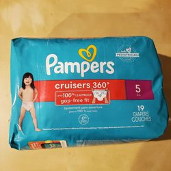 Pamper DIAPERS SIZE 5