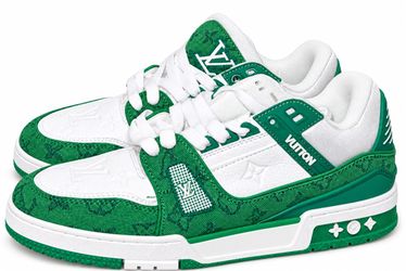 Louis Vuitton LV Trainer Sneakers Green White