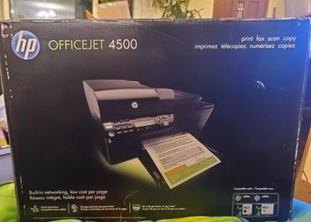 NEW & FACTORY SEALED HP Officejet 4500 Printer All In One : Print/Scan/Copy/Fax