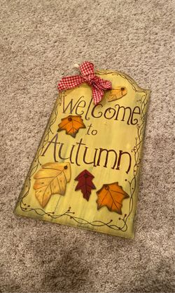 Fall Decorative Sign