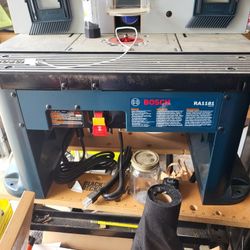 Bosch Router And Stand New
