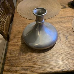 Mid Century, Modern Pewter Vase