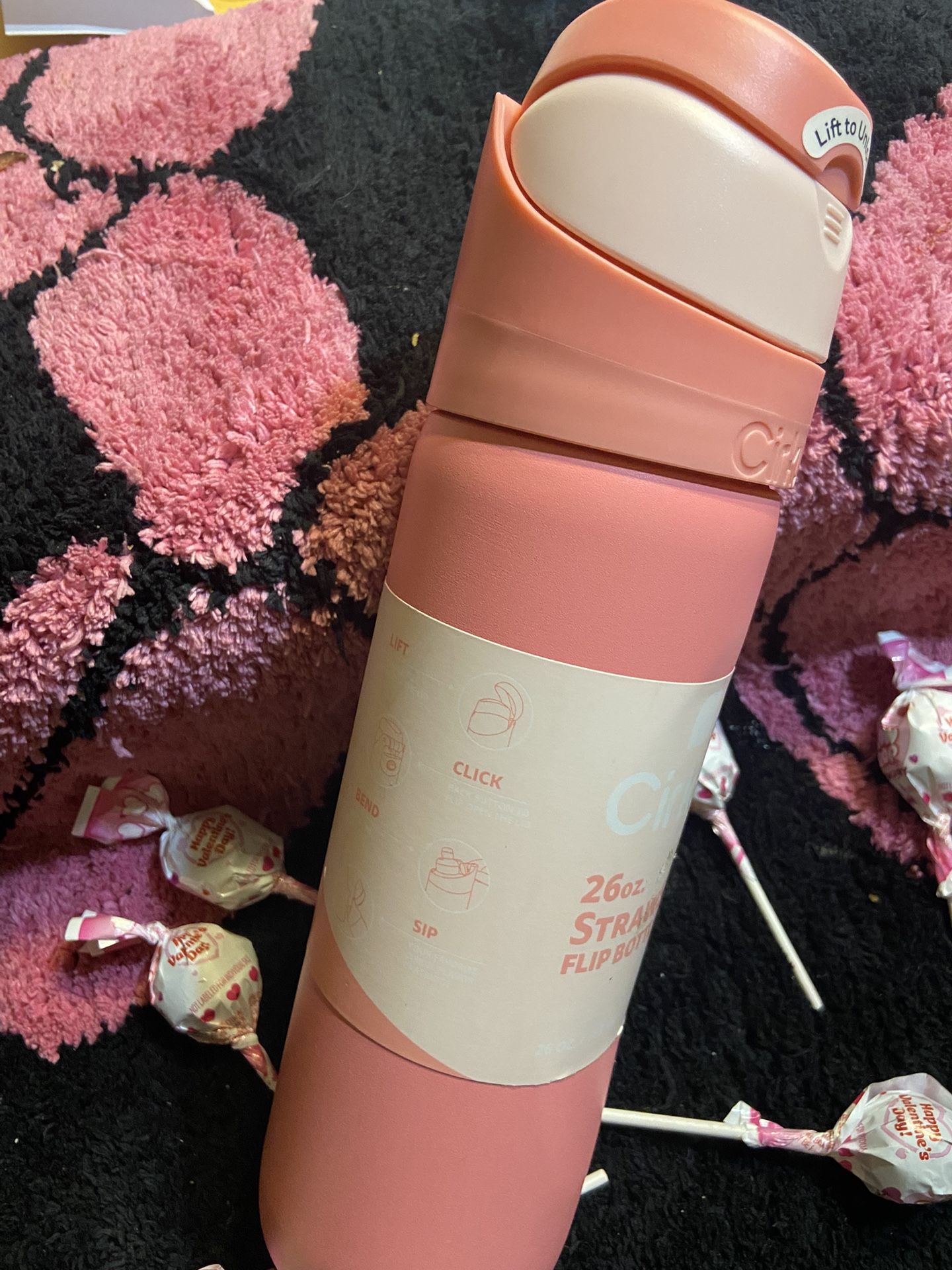 Brand New Charmed in color Flip-Top Water Bottle26 oz