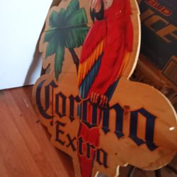 Corona tropical parrot sign