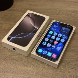 APPLE IPHONE 16 PRO BLACK TITANIUM 256GB UNLOCKED PRICE IS FIRM