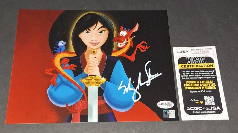 π₯ Ming-Na Wen autographed 8x10 JSA COA π₯