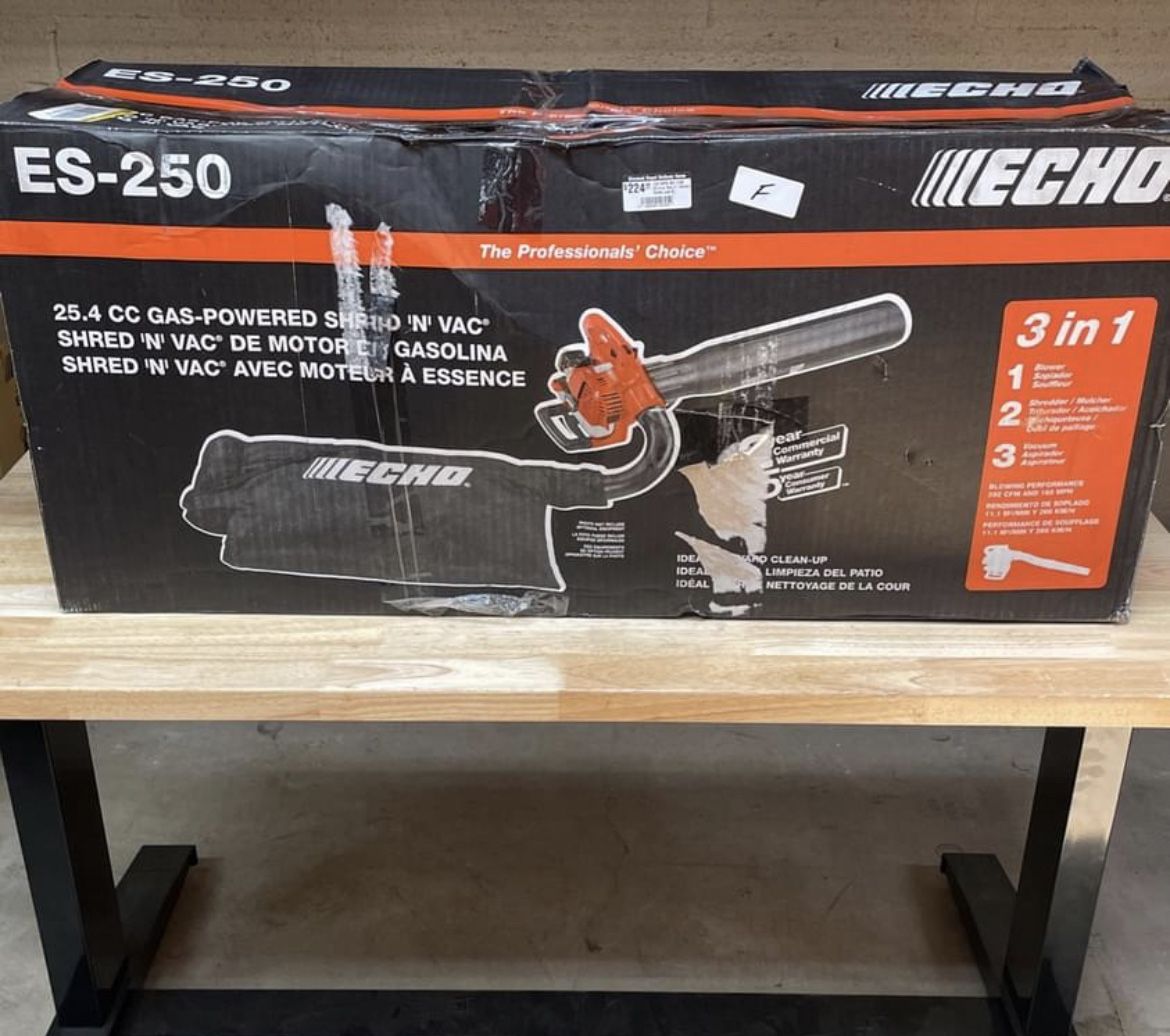 Echo ES-250 Blower Shredder And Vacuum - 25.4 cc 2 Stroke Engine