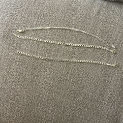 925 Stamp Italy, Silver Bracelets