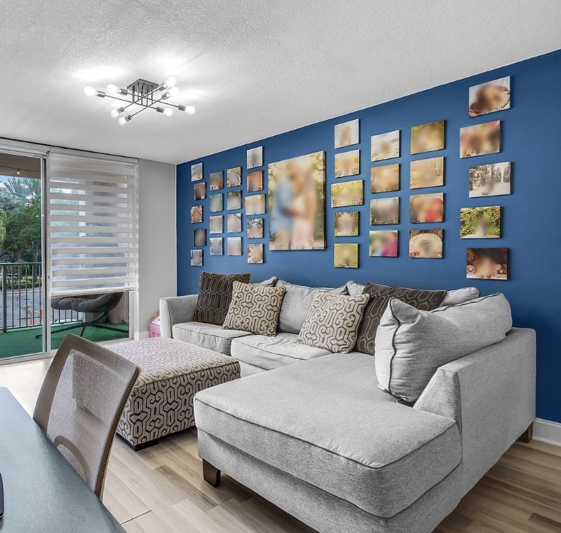 Gray L Sectional Couch Sofa With Pillows And Ottoman From Rooms To Go