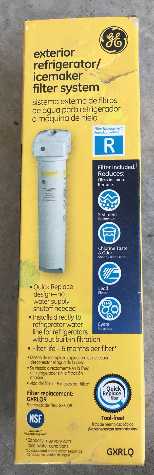Water filter GXRLQR