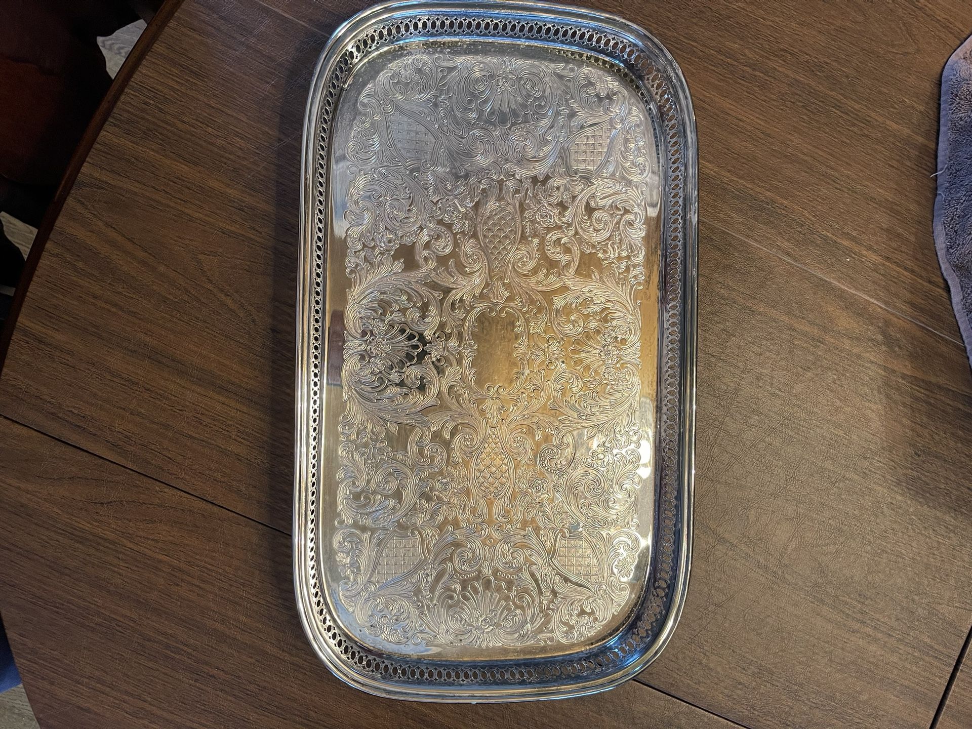 Oneida  - Silver Plated Serving Tray 
