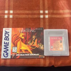 Lion King For Gameboy