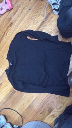 Black long sleeve tee shirt H&M