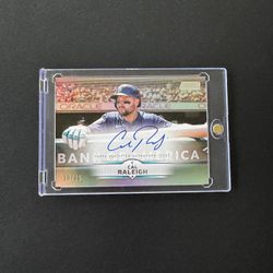 2025 Topps Stadium Club Cal Raleigh Chrome Auto Parallel Mariners #SCBA-CRA /25