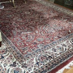 Oversized, Traditional Handknotted Wool Rug From India