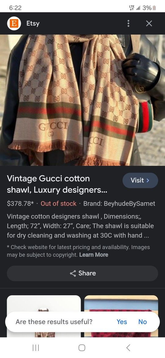 Gucci Scarf/shawp