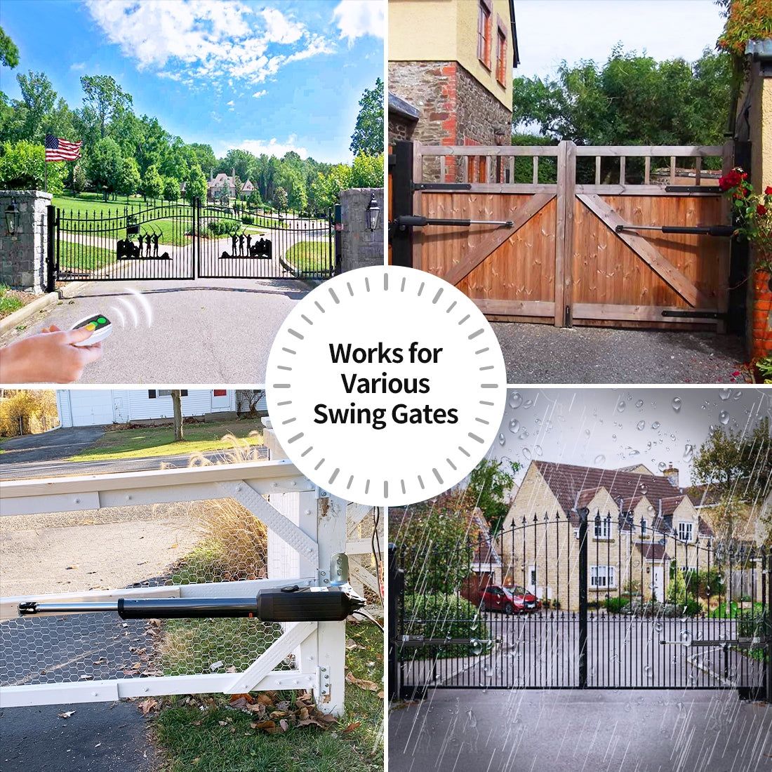 Automatic Motorized Swing Gate Openers W Installing