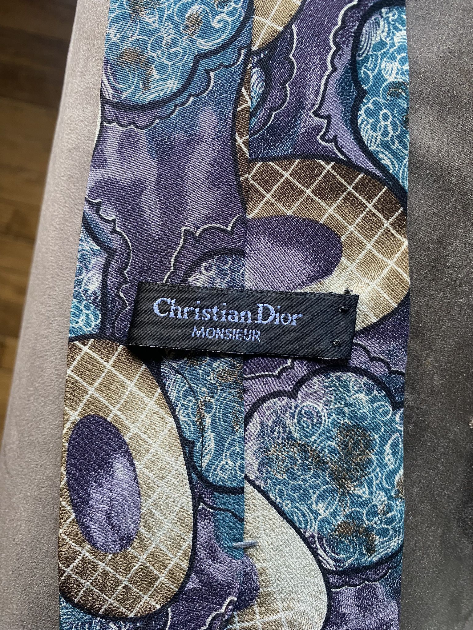 Vintage Christian Dior Silk Tie