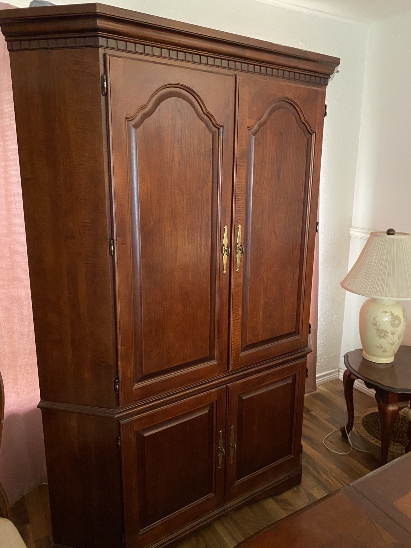 Wood Tv Entertainment cabinet