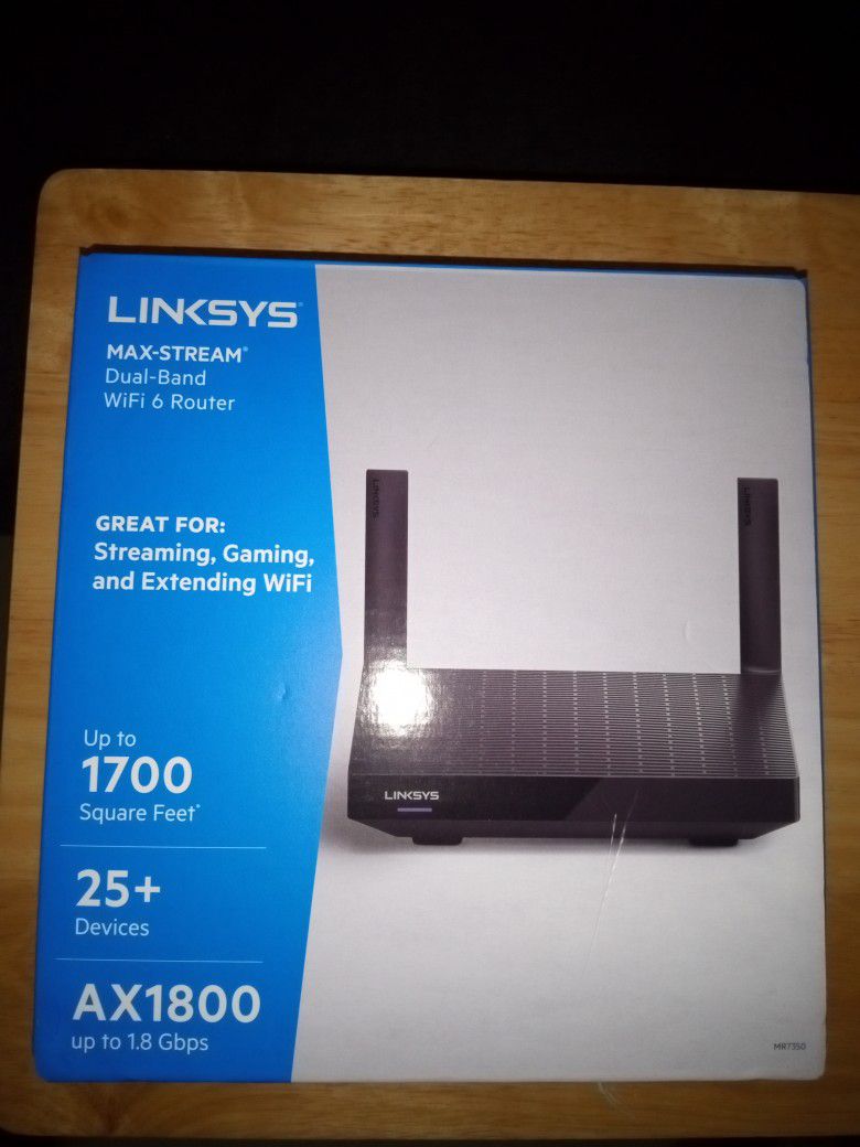 Linksys AX1800 Wifi 6 Router