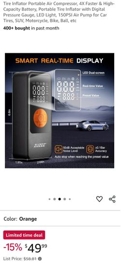 Tire Inflator Portable Air Compressor