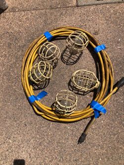 Lighted extension cord