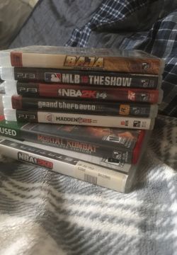 Stack of PS3 games