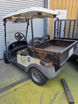 Club Car golf cart 48 volt utility bed